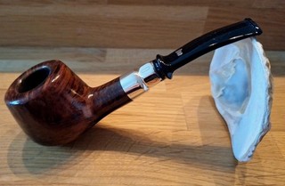 Pfeife Pipe Estate Stanwell 11 graviert E.D.12.99 925er Silber 9mm Filter