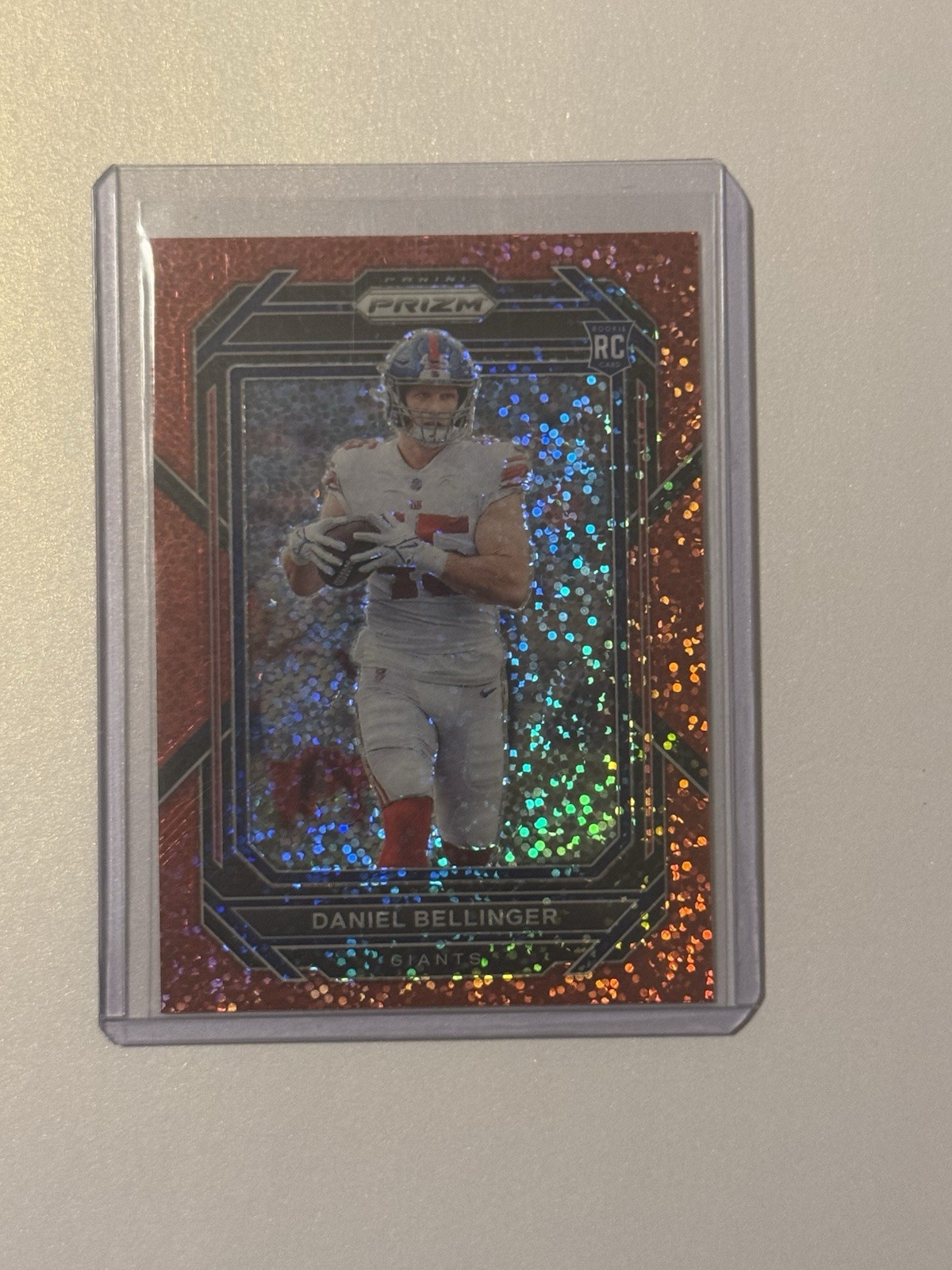 2022 Panini Prizm - Rookies Daniel Bellinger #364 Red Sparkle Prizm (RC)