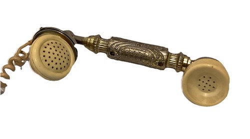 VINTAGE Hollywood Regency schweres Messingguss Elefant Telefon - dekorativ/FÜR TEILE - Bild 15 von 24