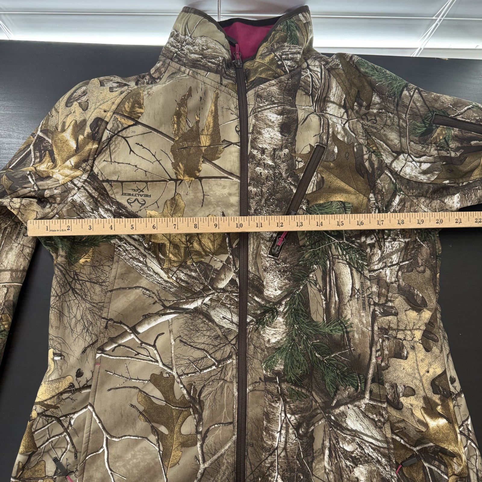 Real Tree Soft Shell Jacket Women's Large Brown P… - image 11