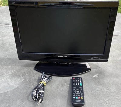 SHARP Liquid Crystal TV 18  Gamer Television LC-19SB27UT Remote TESTED