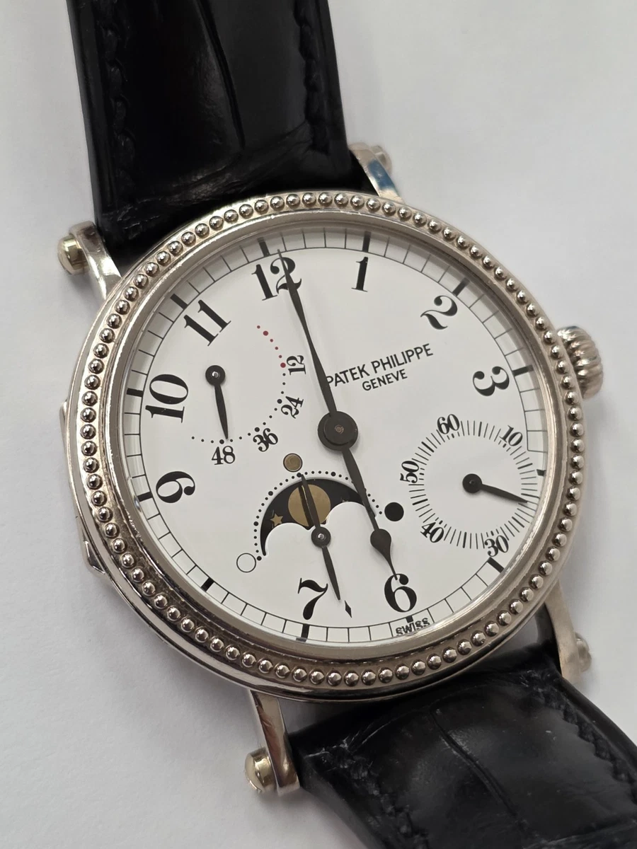 RELOJ PATEK PHILIPPE 5015 COMPLICACIÓN ORO BLANCO 18K 35 MM (V.BUENO Y ORIGINAL)