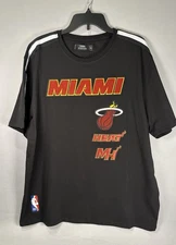 Miami Heat Pro Standard  T Shirt – Black Size 2XL Stitched  Sew On Design