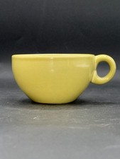 Iroquois Casual China Avocado Green Cup By Russell Wright Made In USA 3.75" Diam