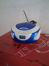 Ematic CD Boombox with Bluetooth AM/FM Radio Battery Backup EBB9224BU