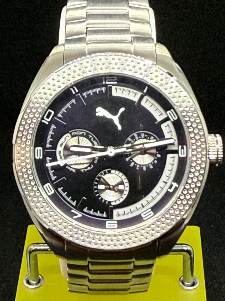 PUMA WATCH MEN'S QUARTZ BLACK DIAL - image 3 of 4