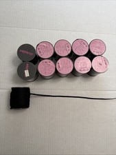 11 Rolls Spools Whispers Ribbon Yarn 1/8” 100% Rayon 83 Yards Each Spool Black