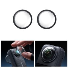 2 Original PC Camera Lens Protective Cover Removable for Insta360 X4 Accessories