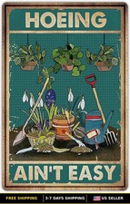 Humorous Outdoor Garden Sign - Funny Gift for Women Gardeners