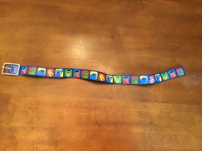 Vge Child's Sesame Street Character Belt Cookie Monster, Big Bird, Grover,& More