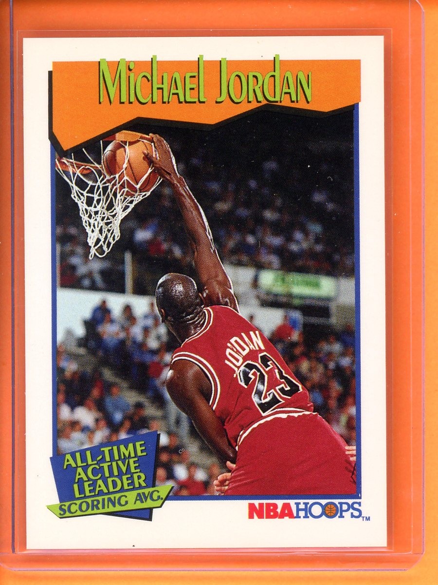 Michael Jordan 1991-92 Hoops #536