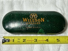 Antique Willson Safety Motorcycle Goggles Original Tin CASE ONLY
