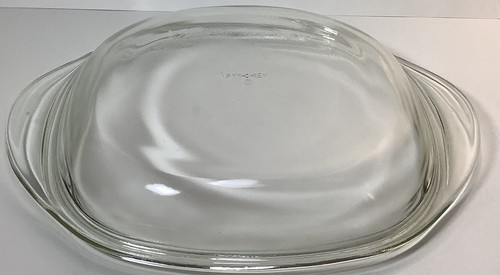 Pyr-O-Rey Clear Square Casserole Lid 3055 Fits 2 Quart Dynaware Dishes Vintage
