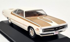 Atlas 143 Chrysler 300 Hurst 1970 White Gold Diecast Scale Model Car