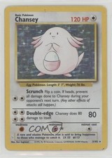 Chansey Holo Pokemon Base Set #3 1999