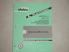 1996 Beretta Factory Original GM Dealership Service Manual Volume 1 of 2 