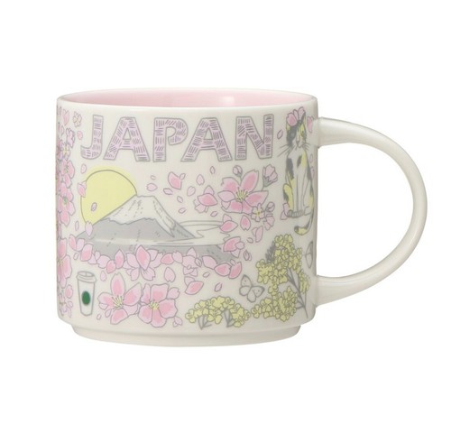 STARBUCKS "BEEN THERE SERIES" JAPAN SAKURA SPRING MUG 414ml SOUVENIR COLLECTORS