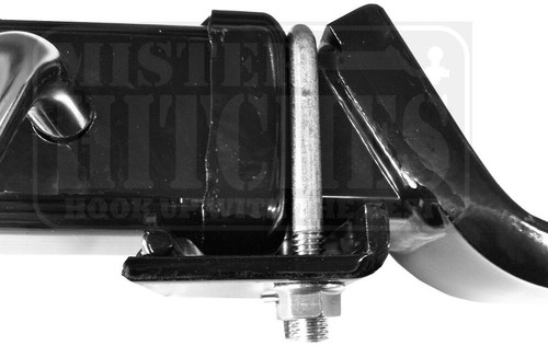 ANTI RATTLE HITCH BRACKET BALL MOUNT TONGUE TOW BAR TRAILER CAMPER - Picture 10 of 11