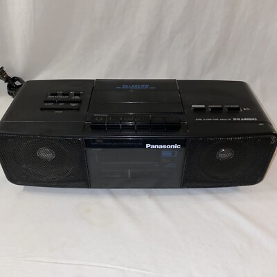 Vintage Panasonic RC-X250 AM/FM Cassette Digital Clock Radio