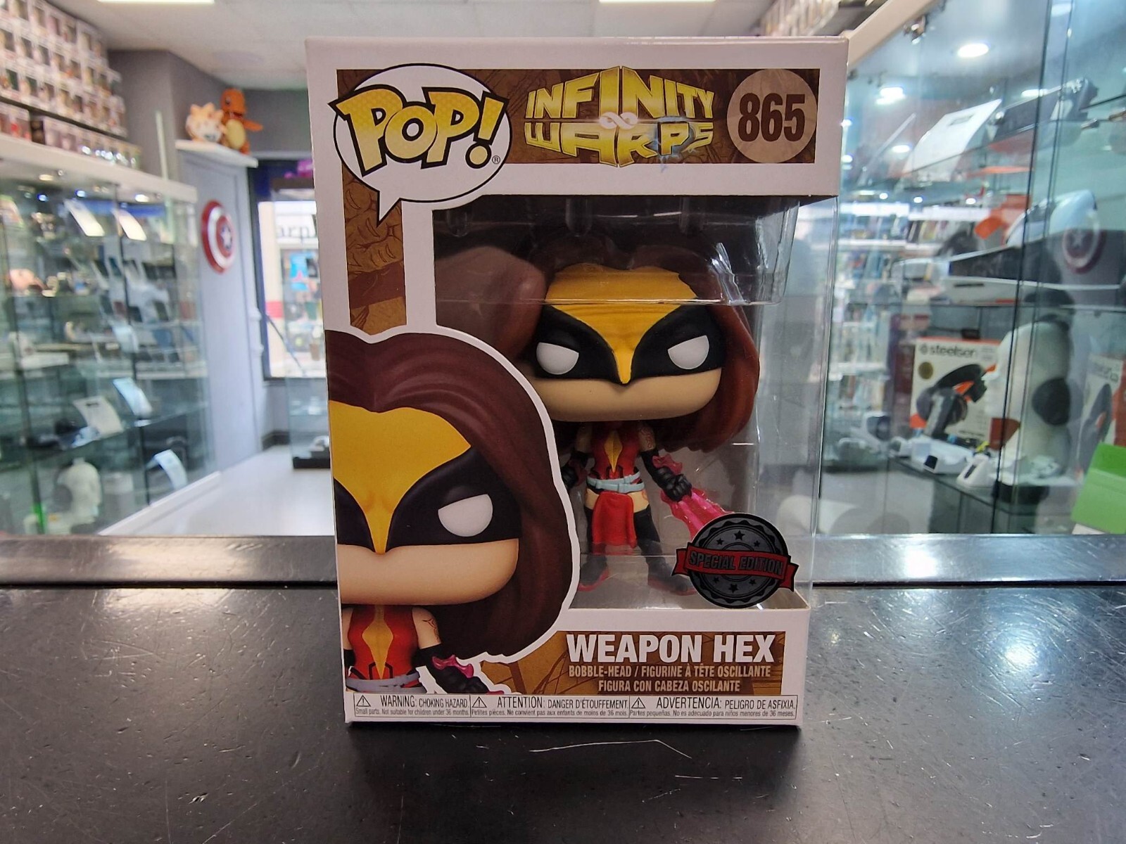 Marvel Infinity Warps Arma Hex #865 Funko Pop! Entrega Rápida