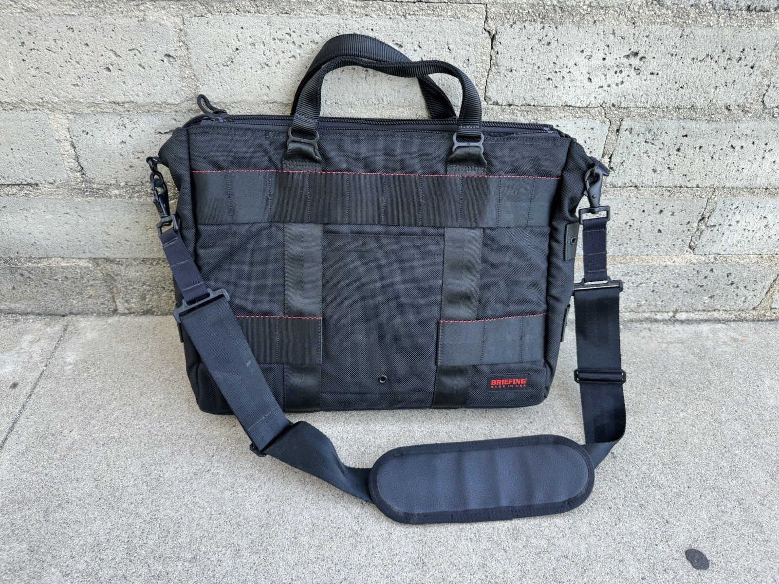 BRIEFING USA Premium Ballistic Nylon Laptop Shoulder Bag Briefcase Japan Module