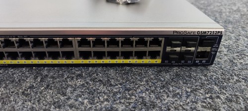 NETGEAR ProSAFE GSM7252PS Switch 48x 1GB + 2x10GB SFP+ Ports - Bild 2 von 7