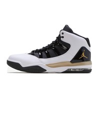 jordans white black and gold