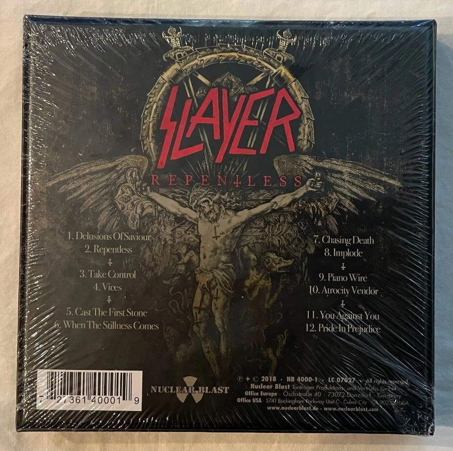 Slayer - Repentless 6.66 Inch BLACK VINYL (Limited Collectors Boxset) NEW & OOP - Image 3 of 3