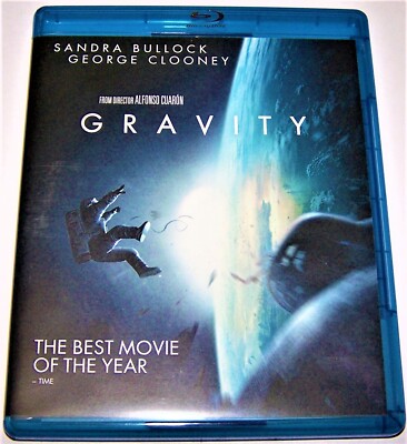 Gravity (Blu-Ray/DVD, 2013) Sandra Bullock George Clooney NO