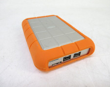 LaCie Rugged 256GB USB 3.0 + FireWire External Portable Hard Drive HDD - RUFWU3B