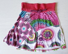 DESIGUAL schöner Sommer Mädchen ROCK SHIRTROCK 1bunt 110/116 5/6 weiß PATCHWORK