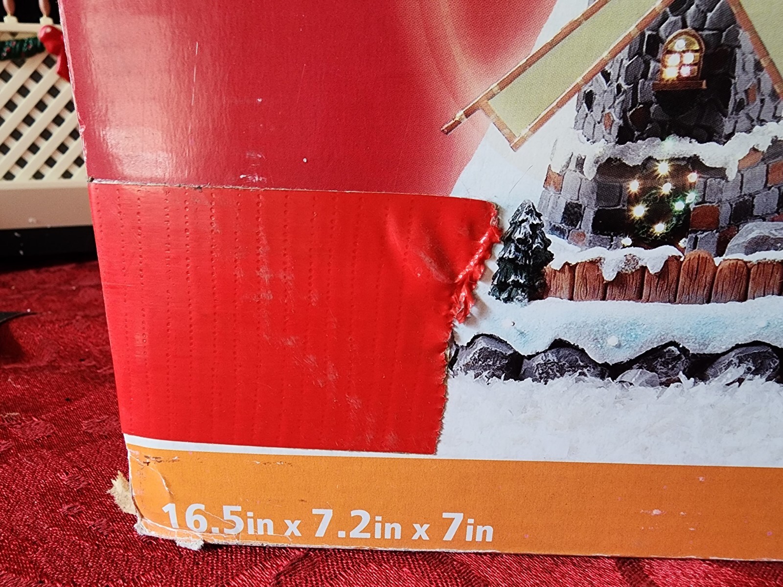 Home Accents Fiber Optic Christmas Nautical Village Lighted Lighthouse