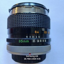 Canon Lens FD 3,5/35 Weitwinkel 35mm 3.5 für Canon FD