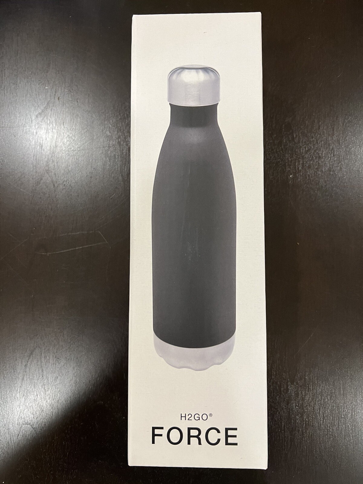 Amazon AWS Logo Stainless Steel Water Bottle 17 fl Oz. Metallic Gray NEW in Box