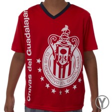 Chivas Rayadas mexico soccer kids jersey National Team Sports Flag red 2 Youth