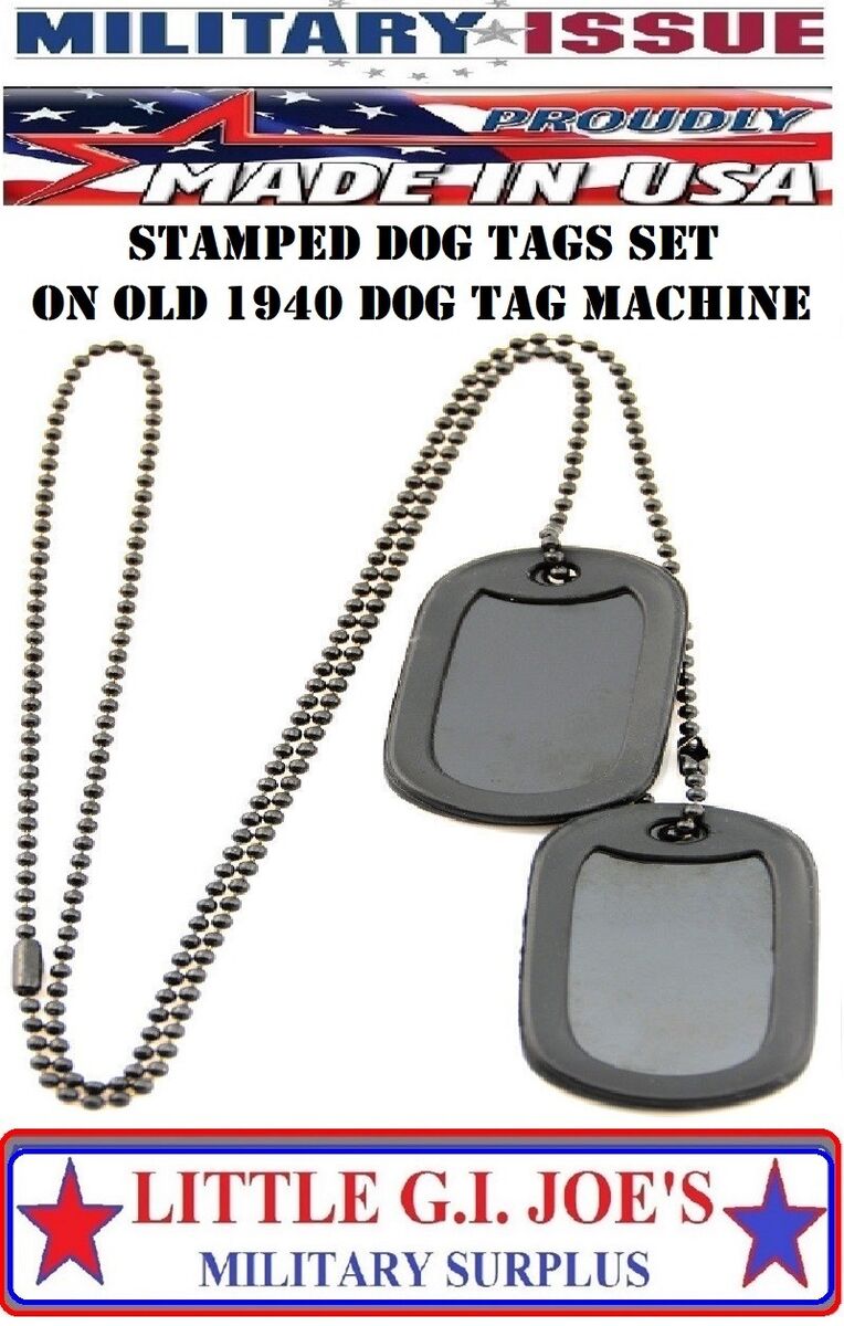 Custom Vintage Dog Tags  Custom Marine Corps Dog Tags