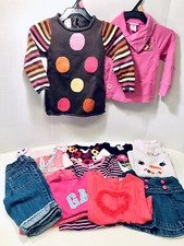 Girls Size 18-24M Mixed Brands 14 Piece Clothing Lot Old Navy OshKosh Baby Gap