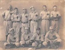1914 RPPC Early QAHS Championship Baseball Team Group Photo