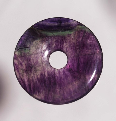 Edelstein Donuts A-L 20 30 40 50 mm für Lederband Kette Pi Scheibe Steinschatz - Bild 162 von 273