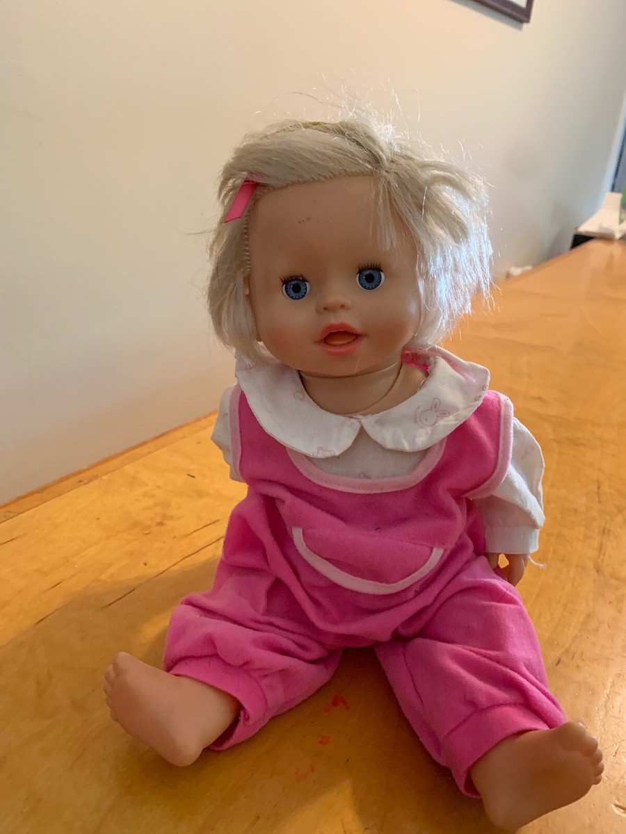 2007 Mattel Little Mommy Ah Choo Talking Sneezing Baby Doll