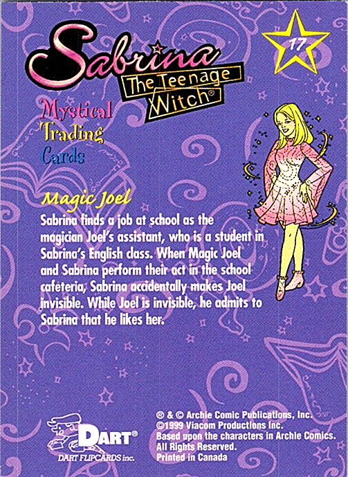 1999 Dart Sabrina The Teenage Witch - Pick Choose Your Cards - Picture 9 of 35
