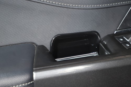 Borde de cubierta de panel de tazón con manija de puerta interior para Ford F150 2021 + accesorios negros - Imagen 3 de 10