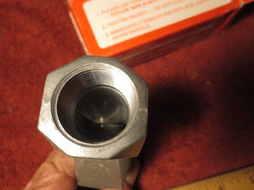 Vintage Husky 1+VI Gas Pump Nozzle Multi Plane Hose Swivel 3/4"Male x 3/4" Femal - Picture 5 of 8