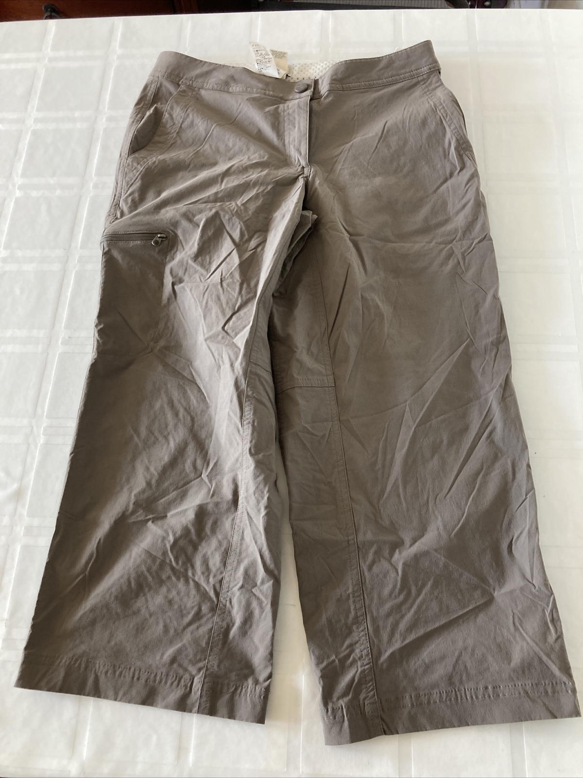LL Bean Womens Sz 4 Regular Stretch Nylon Capris TS2 eBay