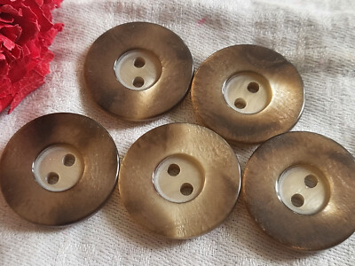 GROS LOT De Boutons Nacre Blanc - 4 Trous, Forme Ronde - Pour Chemises/chemisiers