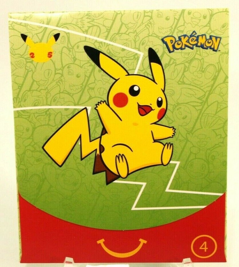 McDonald's 25th Anniversary Pokémon Pack Pokémon #4 🍔 NEW Sealed