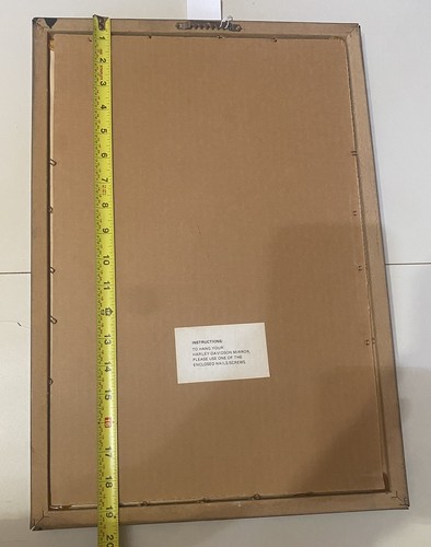 Harley Davidson Cigarette Framed Mirror Advertising, New in Box - Picture 6 of 11
