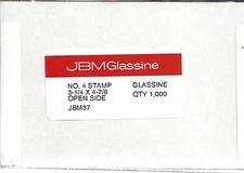JBM #4 Glassine Envelopes 3 1/4" x 4 7/8" FREE U.S. SHIPPING Box of 1000