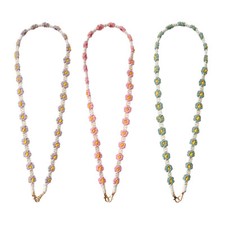 Boho Macrame Braided Daisy Flowers Cell Phone Lanyard Universal Handmade