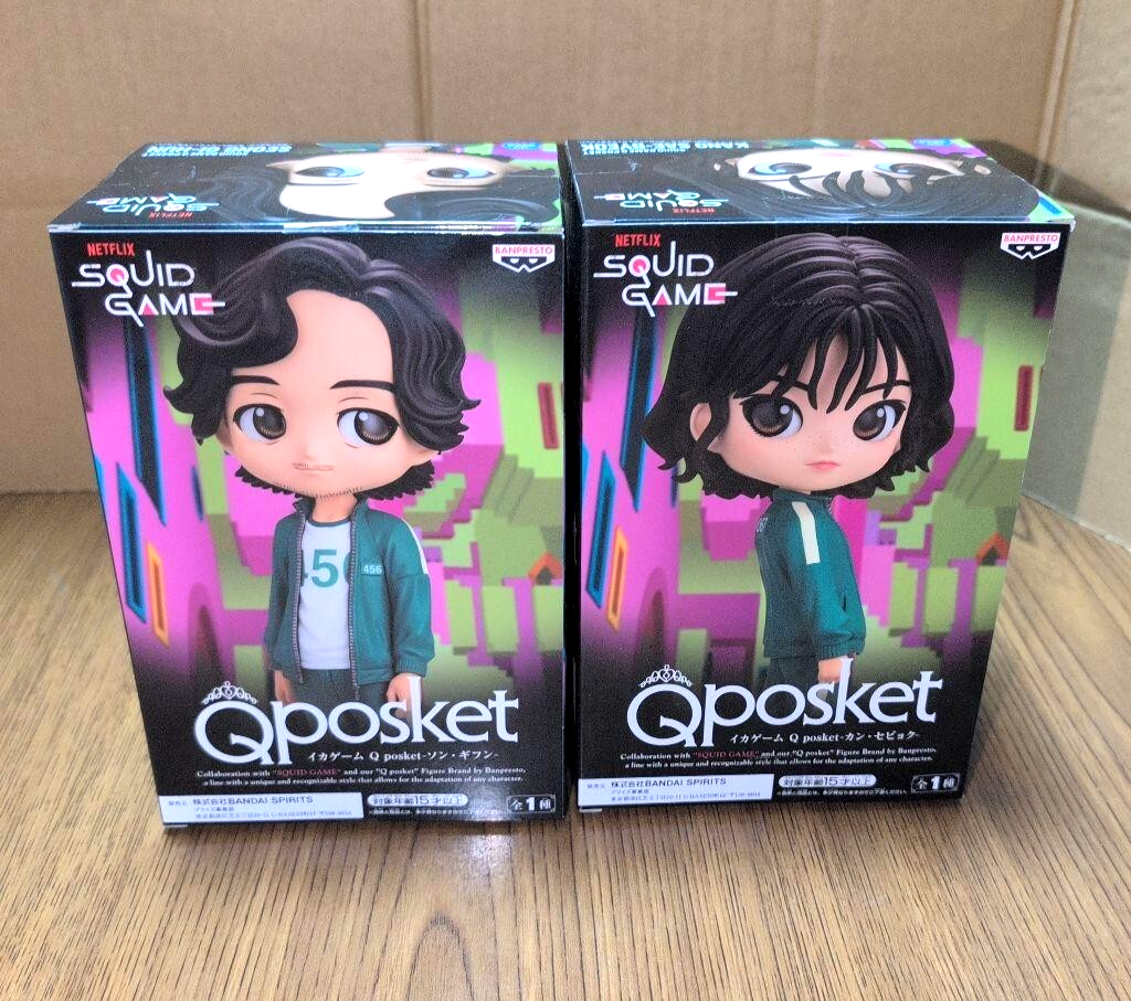 Squid Game Figure Qposket Sae-byeok Gi-hun 2-body set NEW | eBay